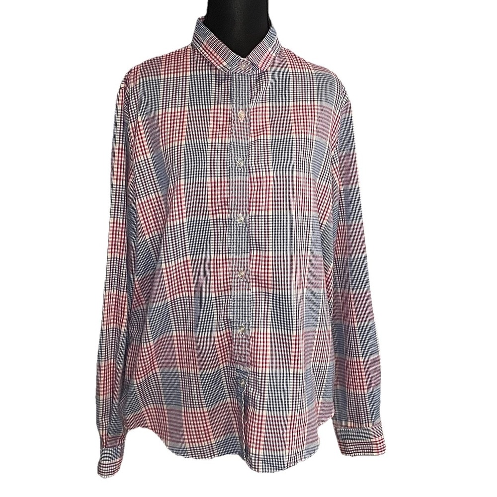 Authentic Vintage Wrangler Plaid Shirt Size Large Made in USA Women's‎